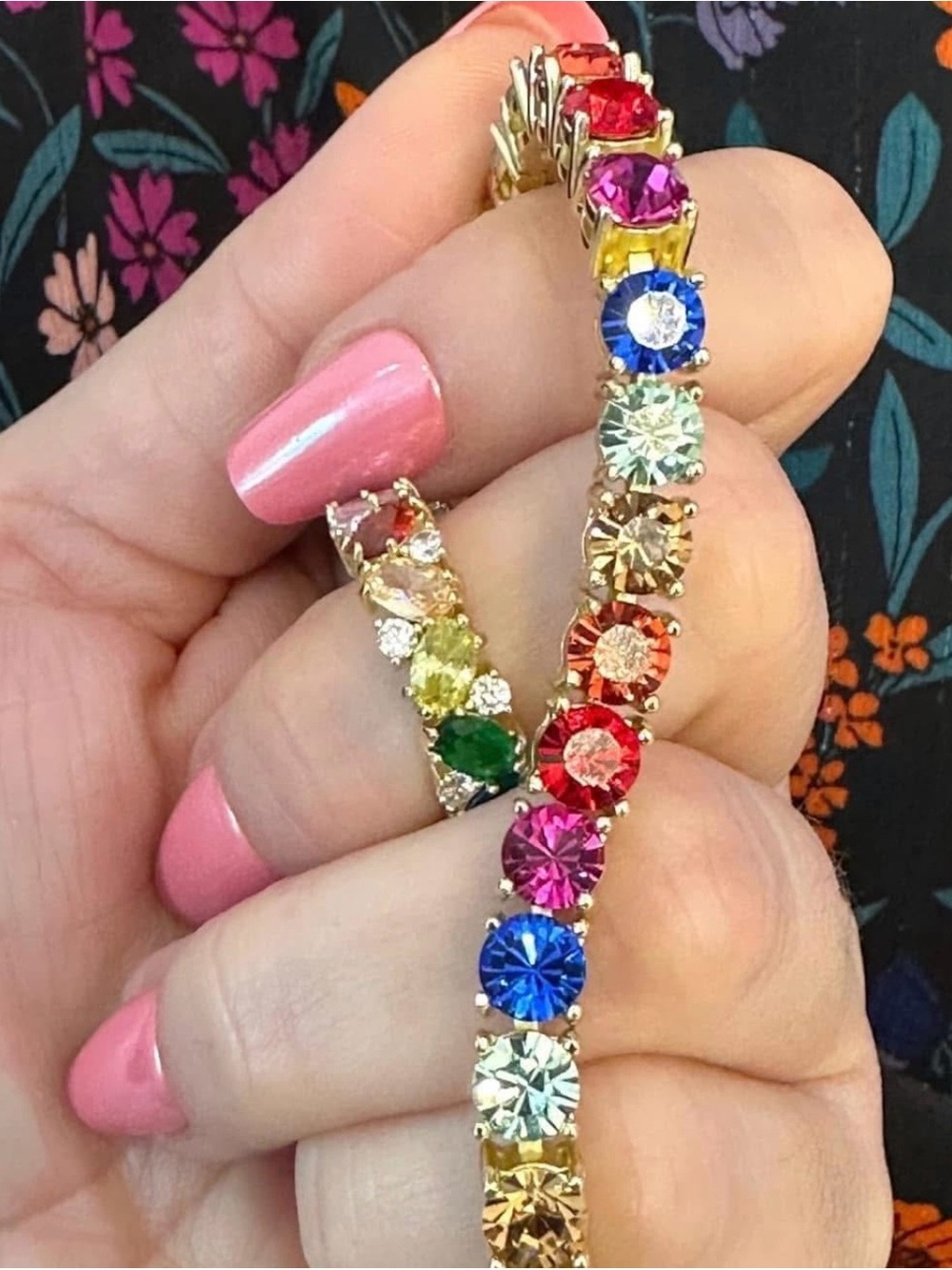 Park Lane “Rainbow” Mini Impression Bracelet! NWOT! Has Been Altered! - Picture 5 of 15